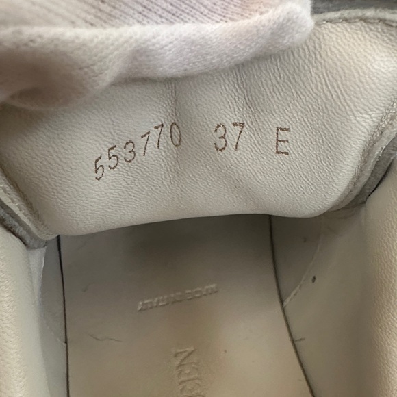 Alexander McQueen Women's Sneakers in White and Gold - Picture 8 of 14